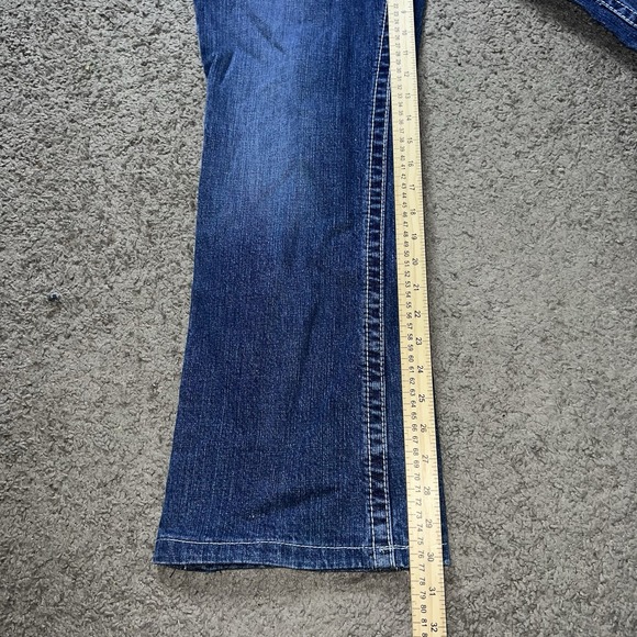 Ariat FR Jeans Womens 33R Blue Mid Rise Boot Cut Flame Resistant CAT 2 10016176 - Picture 6 of 7